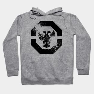 Two Headed Eagle Stencil Hoodie